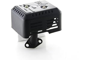 FDJ Replacement Gx160 5.5hp Gx200 6.5hp Muffler Exhaust Assembly with Exhaust Pipe and Gasket