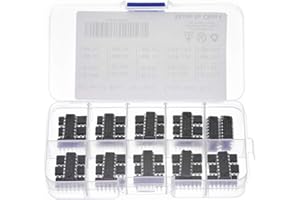 Bridgold 40pcs(20pcs 74HCxx+20pcs 74LSxx) Series Logic IC Assortment Kit