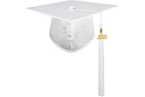 GraduatePro Kindergarten Graduation Cap Class of 2025 with Tassel Preschool Kids for Boys Girls Adjustable Elastic