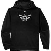 The Legend of Zelda Hyrule Crest Triforce Crackle Effect Performance Hoodie