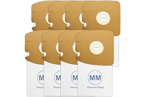 YCUVIN MM Vacuum Bags for Eureka 3670, 3670M, 3670H, 3670G, 60295C, 60297A Mighty Mite Canisters, Part # 60295, 8 Pack