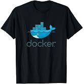 Docker logo container Linux DevOps programming coding T-Shirt