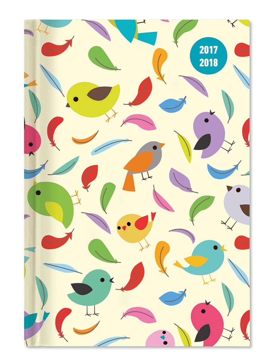 Diary School collegetimer "Birds 2017/2018 – Weekly – 224 Pages – 15 x 21 cm