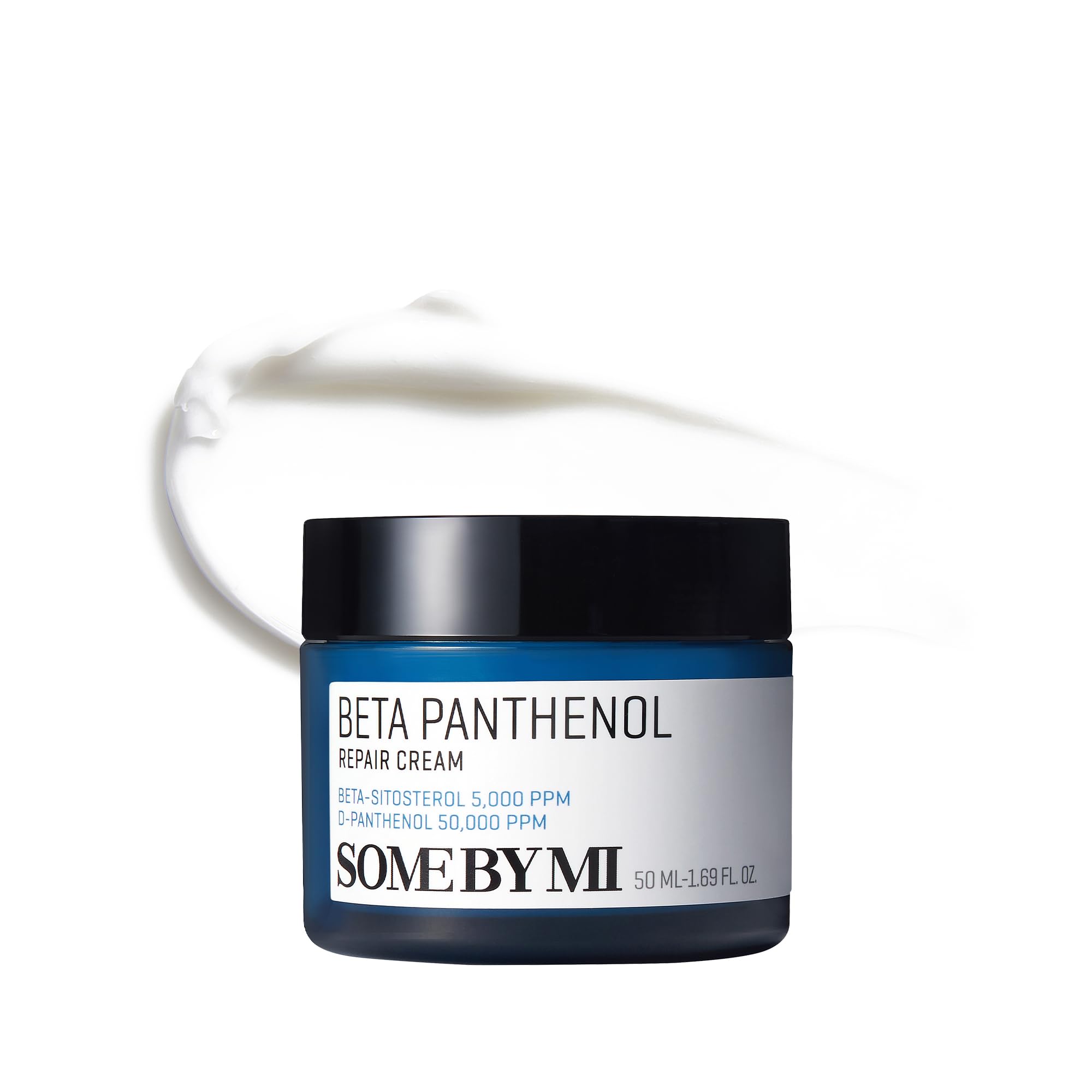 SOME BY MI Beta-Panthenol Repair Cream 50ml – Korean Skincare Moisturiser with Panthenol & Beta-Sitosterol – Strengthens Skin Barrier & Hydrates Sensitive Redness-Prone Skin – Daily Repair Cream