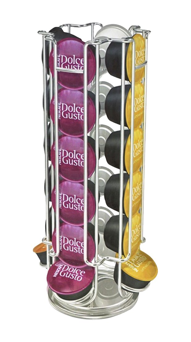StormBrew Dolce Gusto 24 Coffee Pod Rotating Holder Rack, Capsule Stand