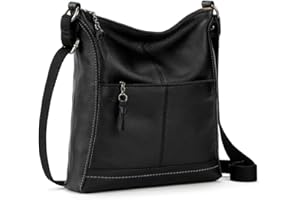 The Sak Lucia Crossbody Bag in Leather, Convertible Purse with Adjustable Strap