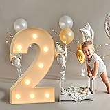 imprsv Marquee Numbers, 3FT Light Up Numbers for
