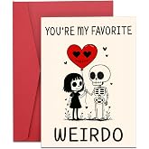 Halloween Goth Skeleton Card Boo Basket Stuffers for Men Him Her Women Halloween Card Anniversary Boo Basket Cards for Husband Wife Men Him Her Gothic Dark Romance Christmas Birthday Valentines Gifts