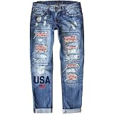Denim Jeans with Hole Pants for Women 