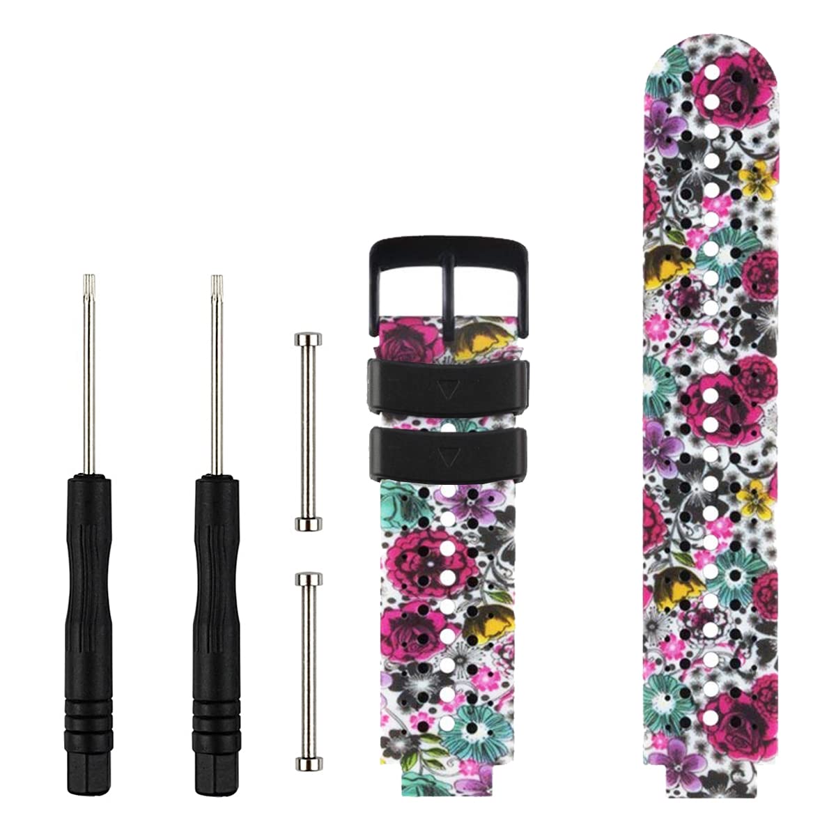 honecumi Replacement for Garmin Forerunner 735XT Watch, Bands for Forerunner 220/230/235/620/630 and Approach S20/S5/S6