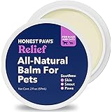 Honest Paws Dog Paw Pad Balm - Pad Relief Soothes and Moisturizes Protection Wax - All Natural All Weather Foot Butter Heals