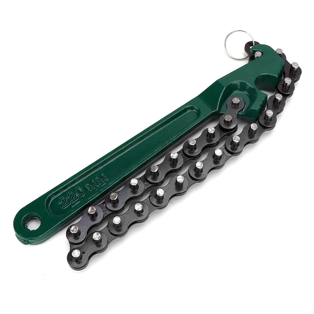 Hlyjoon Car Repair Tools 9inch Chain Type Oil Filter Wrench Removal Universal Auto Car Repair Tools