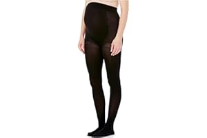 Ingrid & Isabel - Opaque Maternity Tights - Black Maternity Tights & Hosiery With Non Binding Waistband, Black