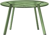 Grand patio Round Coffee Table 70cm Outdoor Sage Green Steel Frame view 8