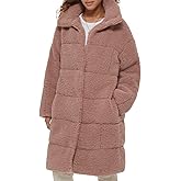 Levi's Womens Patchwork Quilted Teddy Coat