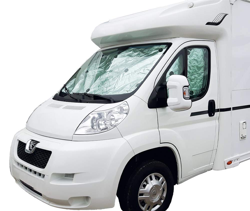Maypole Ltd Internal Thermal Blind 3-Piece Set for Van Based Motorhomes Ducato/Boxer/Sprinter/Transit Summer Sunshade Heat Reflection Winter Insulation