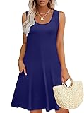 WEESO Spring Dresses for Women 2025 Loose Crew Neck