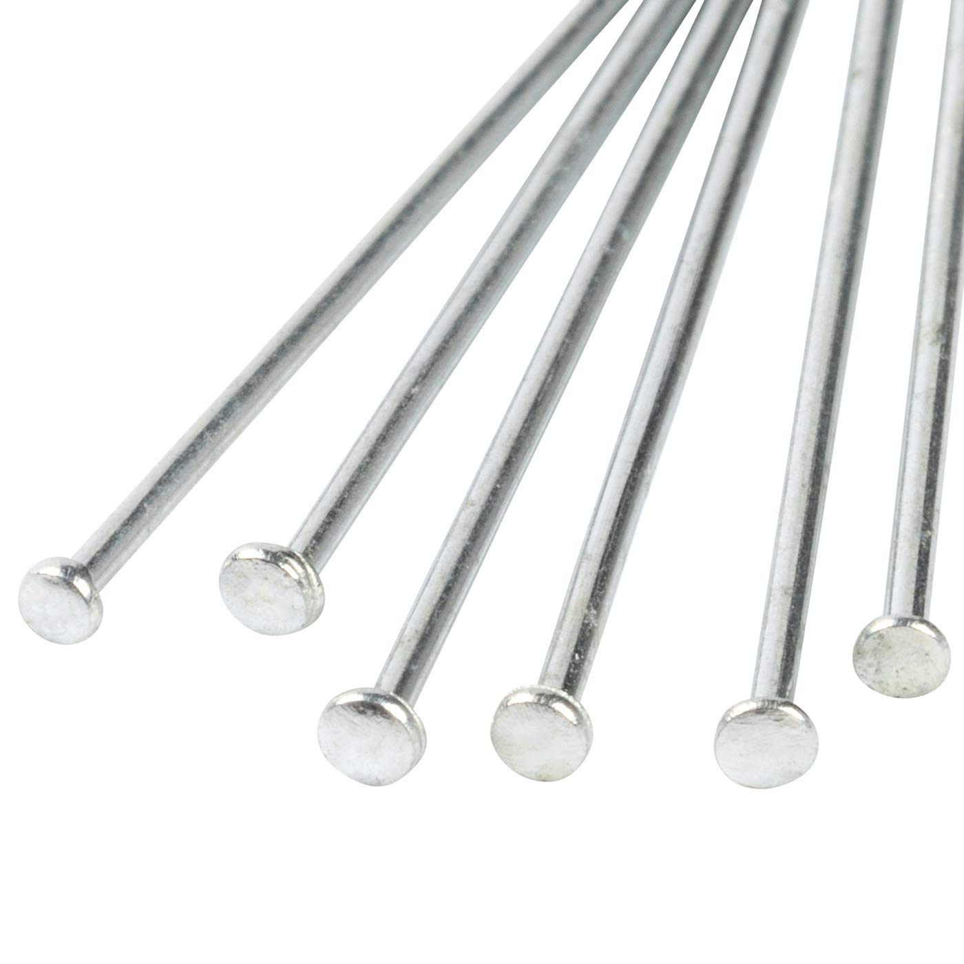 4000 Pieces Head Pins Fine Stainless Steel Pin Dressmaker Pins Fine Satin Pin for Sewing and Craft, Jewelry Making 1 1/16 Inch
