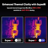 HIKMICRO E01 Thermal Camera 240x240 SuperIR Portable Infrared Imager Laser view 2