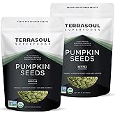 Terrasoul Superfoods Organic Pumpkin Seeds, 4 Lbs - Premium Quality, Fresh, Raw, Unsalted