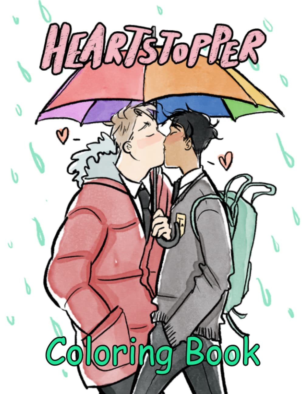 Heartstopper Coloring Book 2022 Version 30 One Sided Colouring 