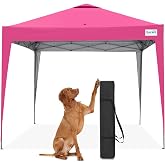 Quictent 10x10 Pop Up Canopy Tent Without Sidewall | Instant Setup Gazebo for 1 Person, Portable &amp; Compact, Waterproof, Ideal for Camping, Beach, Parties, and Outdoor Events