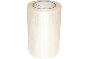 JVCC Bi-Directional Filament Tape [155# tensile] (762-BD): 8 in. (192mm Actual) x 60 yds. (Natural)