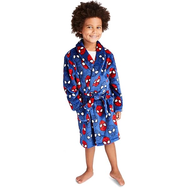 Peignoir Marvel Homme Arvel Robe De Chabre Polaire Enfant Super