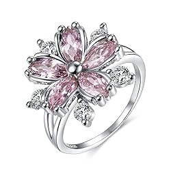 Luxury 925 Sterling Silver Womens Ring Shiny