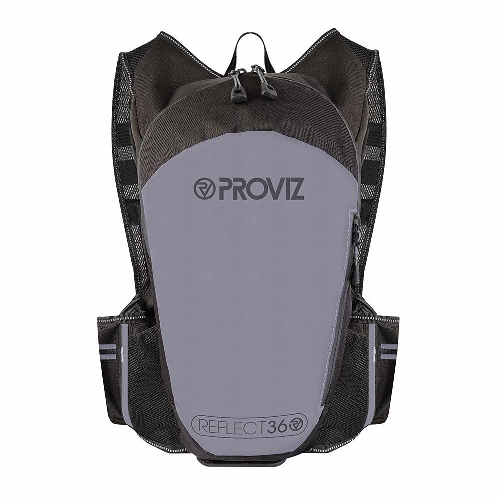 Proviz REFLECT360 Hi Viz Reflective Running Backpack 10L, Rucksack Bag Hi Visibility