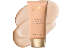 LAURA GELLER NEW YORK Quench-n-Tint Hydrating Foundation - Light - Sheer to Light Buildable Coverage - Natural Glow Finish - Lightweight Formula with Hyaluronic Acid