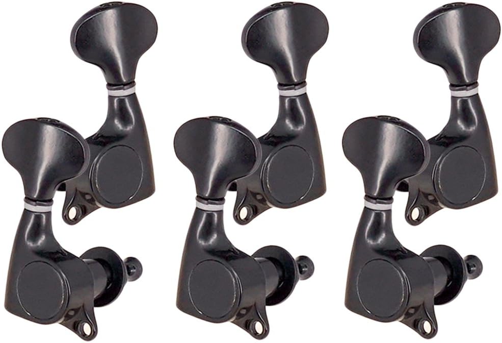 Chevilles D’accord Pour Guitare : 3 Gauche + 3 Droite, En Métal, Accordage Précis Et Durable