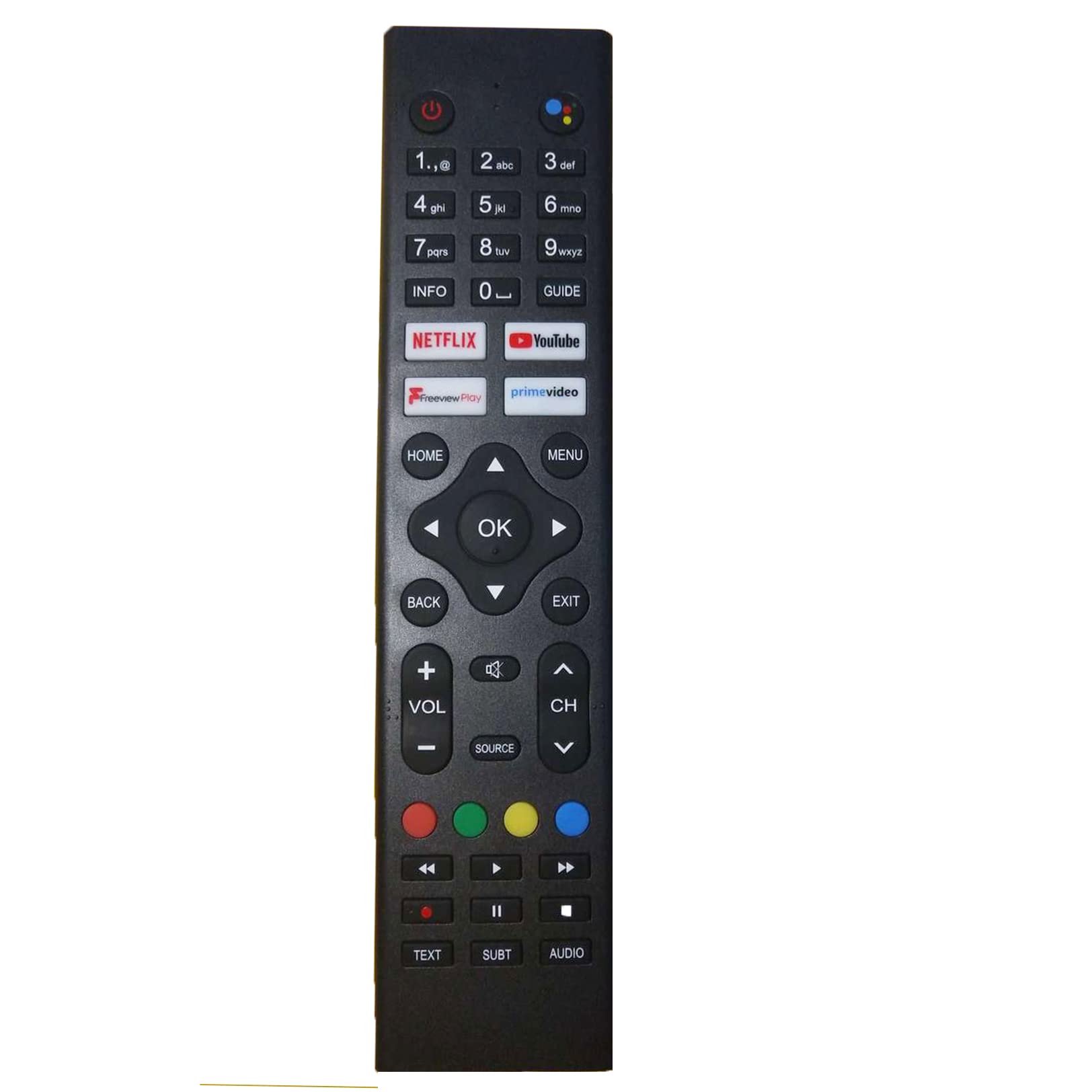 VINABTY 280401011330-G2 Replacement Voice Remote Compatible with Cello LED TV C2420G C3220G C4020G C4320G C6520R ZG0242 ZG0234 ZG0223 ZK4-G0205 C5020G4K C5020G4K/ZK4G0205 C6520RTS4K ZG0234 ZK4-G0205