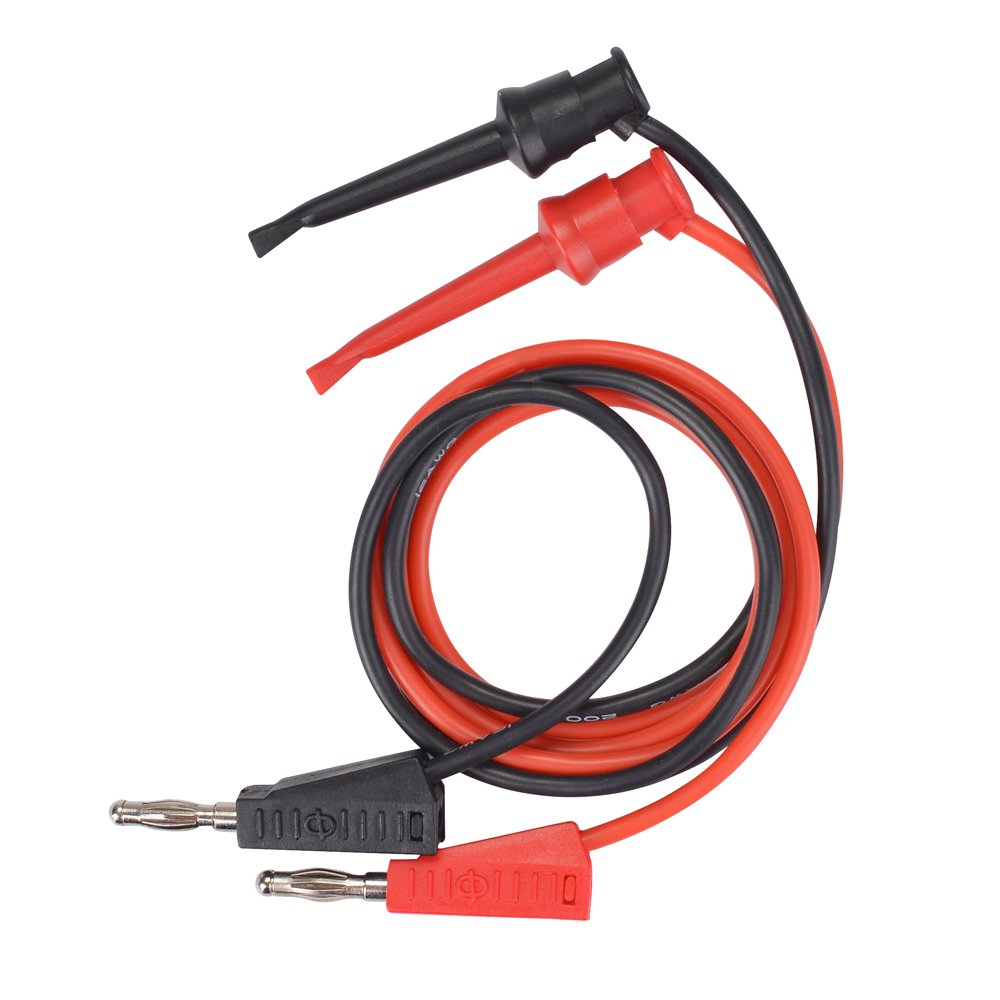 Multimeter Test Lead Kit With Alligator Clips & Test Hooks - Probe Accessories