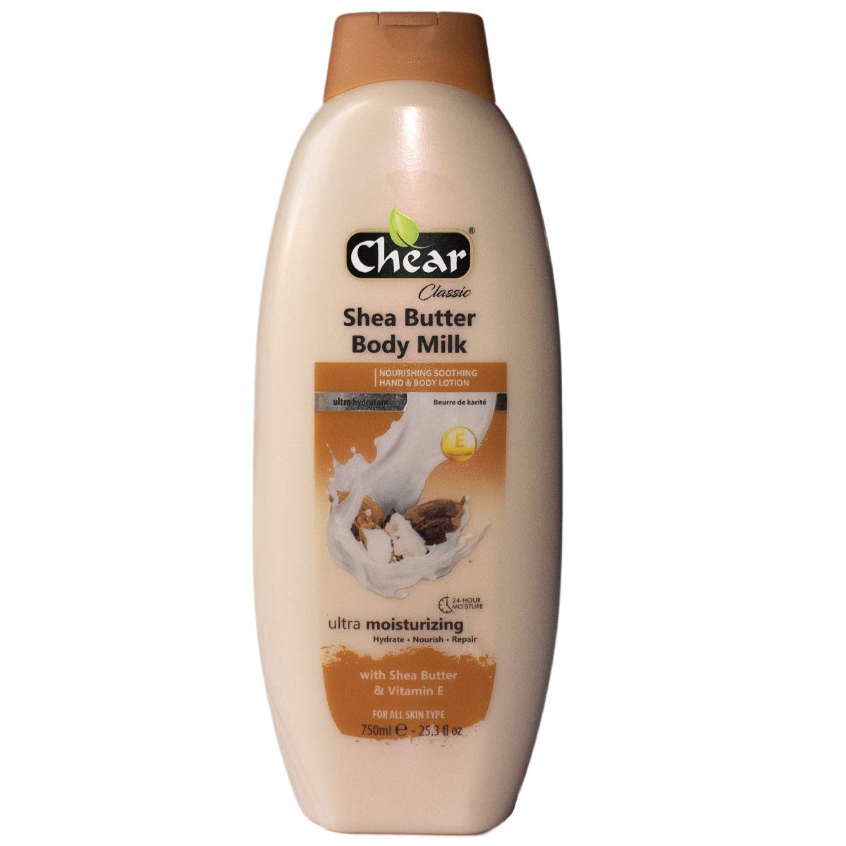 Chear Shea Butter & Vitamin E Ultra Skin Moisturising Hand & Body Lotion 750ml - 24 Hour Moisture