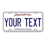 InkMyPlate Personalized Louisiana Car License Plate