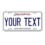 InkMyPlate Personalized Louisiana Car License Plate