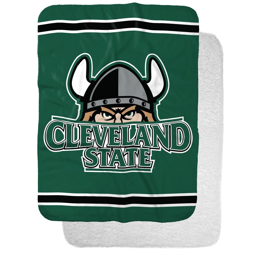 Cleveland State University Primary Logo Stripes