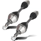 Pair (2) Front CV Axle Shaft Assembly fits for Ram 1500 (only 4WD) 3.0L 3.6L 4.7L 5.7L 2012-2022, for Ram 1500 Classic (only 4WD) 2019-2020, Driver and Passenger Side,not for RWD/2WD