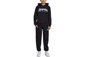 AEROPOSTALE Boys 2 Piece Outfit - Pullover Hoodie and Athletic Pants, Youth Jogger Sweatpants and Sweatshirt, Sizes 4-12