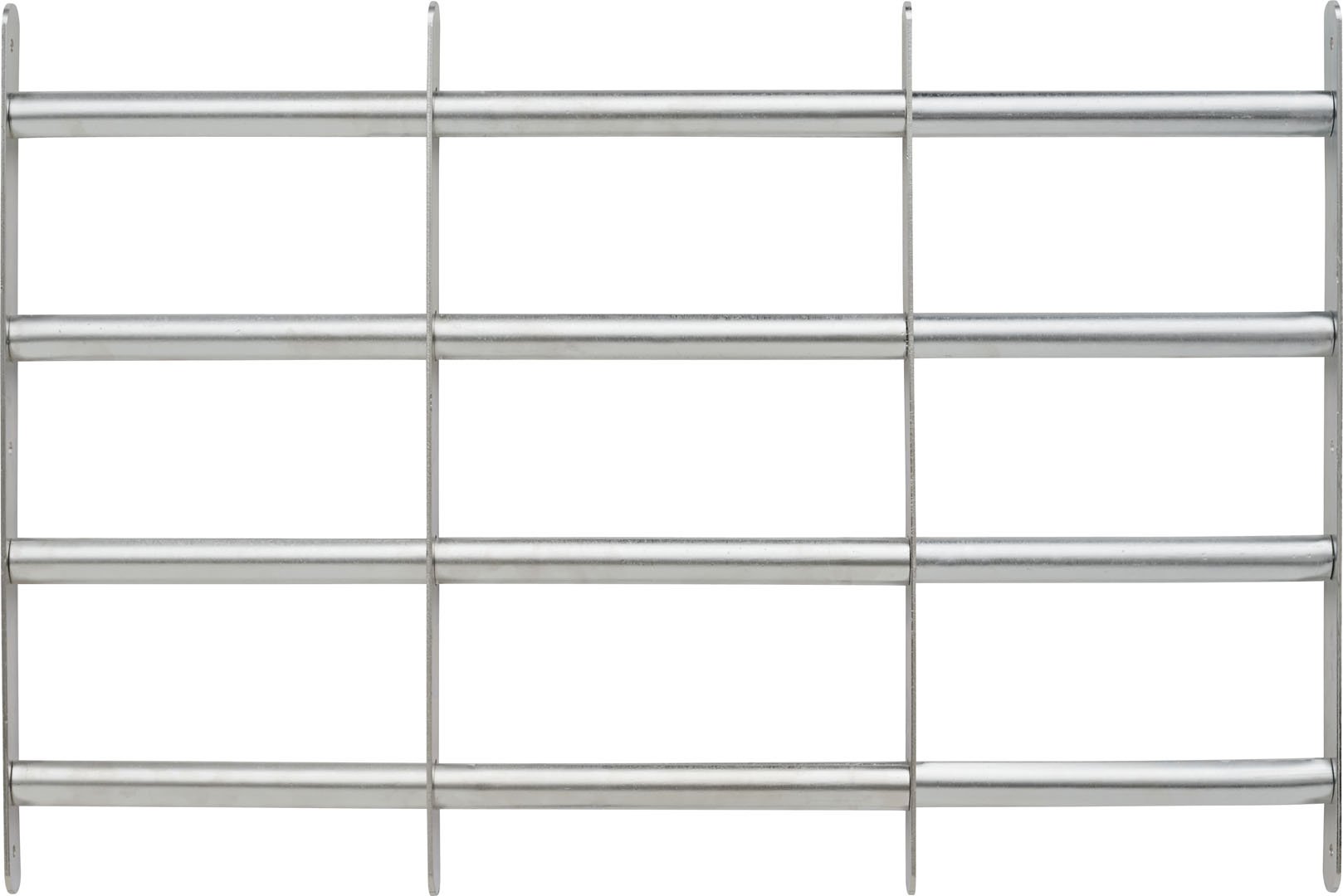ABUS 73433 FGI7600 700-1050 x 600 Window Grills, Silver