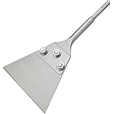 Greywolf SDS Plus Floor Scraper Kit, 5" x 11" Tile Removal Tool for SDS Plus Chisel Rotary Hammer Drill, Carpet Removal Tool,