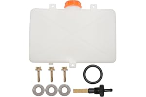 laffoonparts 7 L Plastic Gas Fuel Storage Tank, Fuel Tank with Screw Kit, for Plastic Fuel Oil Gasoline Liquid Tank Universal