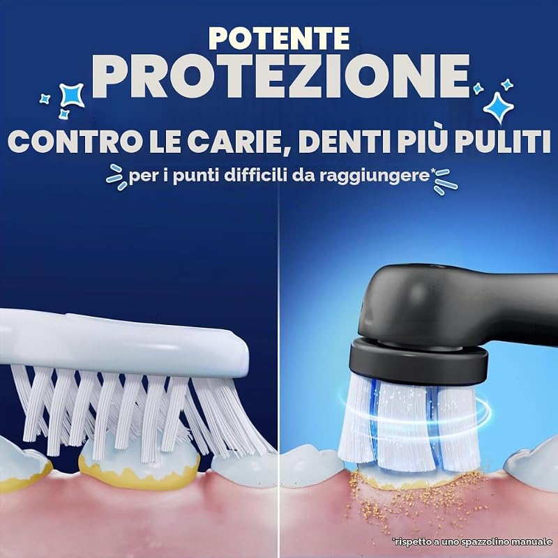 iO Kids Marvel Spiderman, testina per spazzolino elettrico, per bambini dai 6 anni in su, delicata su denti e gengive traballanti, per denti puliti, confezione da 2