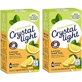 Doofie Deals Crystal Light Drink Mix - 2 Boxes - 20 Packets (Lemon Iced Tea)