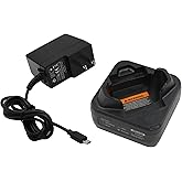 BT90 Battery Charger Compatible with Motorola SL300 DLR1060 DLR1020 BT60 SNN5819B HKNN4014A HKNN4013B CLP1010 Radio PMLN7109A Charger