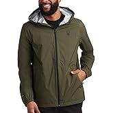 Spyder Mens Rain Jacket - Waterproof Lightweight Hooded Windbreaker, Outerwear Jacket for Golf, Hiking and Outdoor (S-XL)