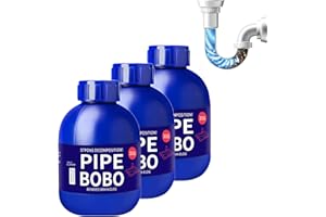 Pipe Bobo Drain Cleaner, Professional-Grade Drain Opener for Kitchen Powerful Unclogging, Powerful DrainCleaning Gel, Unclog 