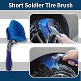 Bemece 29 Piece Car Detailing Kit Blue with Brushes Vents Wheels Interior view 4