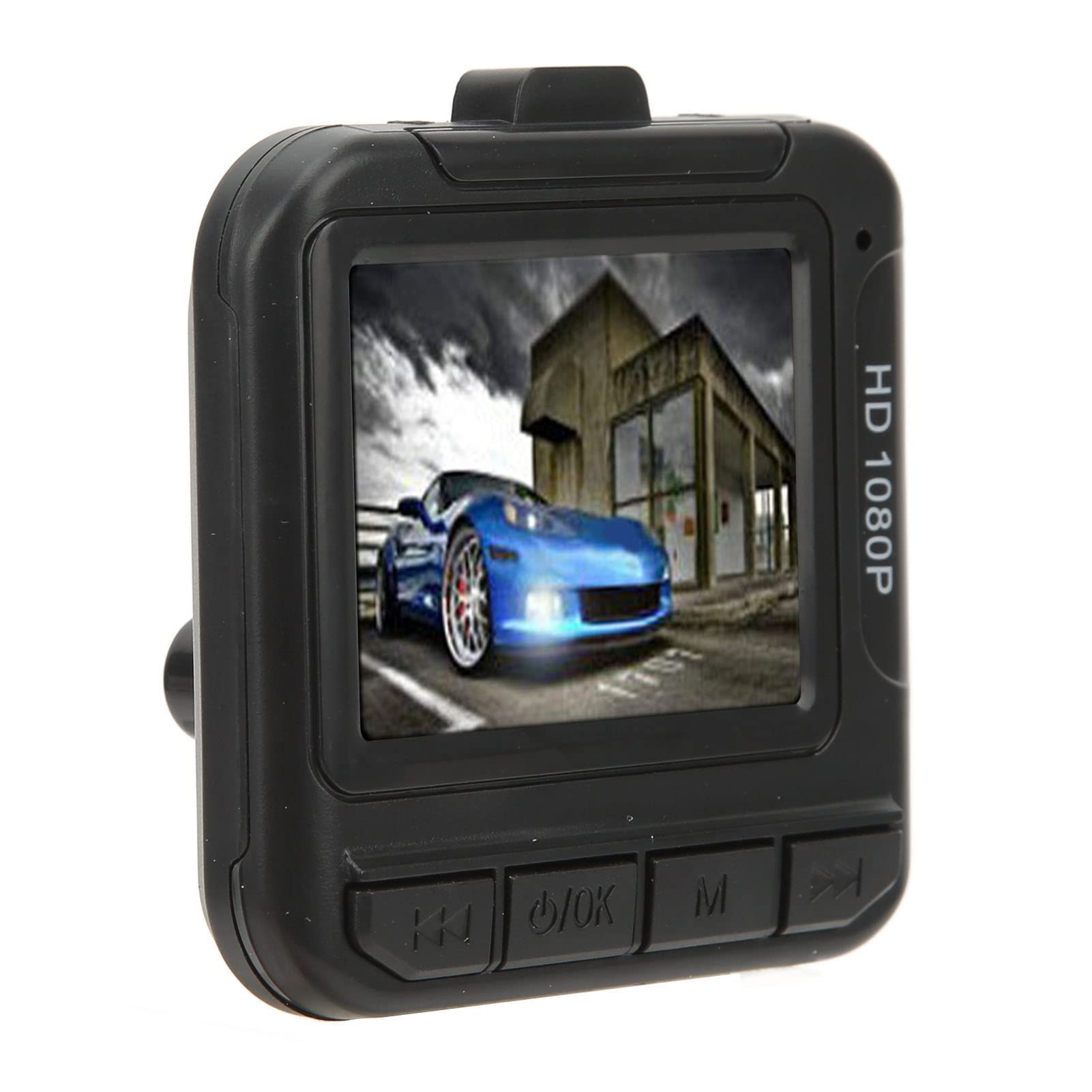 ASHATA 1080P HD Car Camera Driving Video Recorder, Driving Recorder 1.6in Color Display Screen Loop Recording Dash Cam for Car